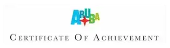 Aruba Certified Expert Program badge of Achievement awarded to Ann Cox.