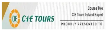 CIE Tours Ireland Expert Certificate of Completion badge awarded to Ann Cox.