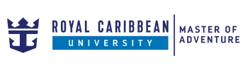 Royal Caribbean University Master of Adventure certified travel agent badge logo
